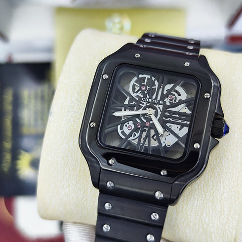 CA-Montre Skeleton Santos de Cartier