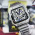 CA-Montre Skeleton Santos De Cartier