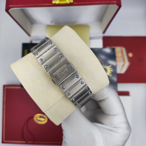 CA-Montre squelette Santos de Cartier