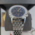 Br-Breitling Chronomat Argenté Bleu