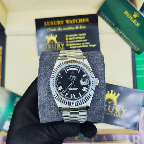 RX-Rolex day-date Black Dial