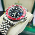 RX-Rolex gmtmaster ii stainless steel black dial red ceramic bezel jubilee bracelet