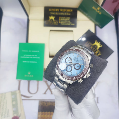 Rx-Rolex Cosmograph Daytona Ice Blue Dial Men's Watch 116506-0002 Men's