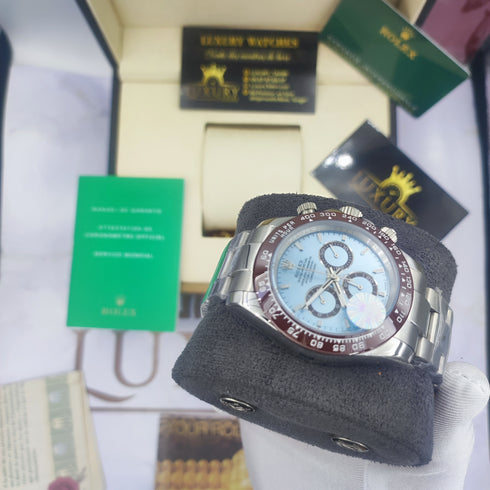 Rx-Rolex Cosmograph Daytona Ice Blue Dial Men's Watch 116506-0002 Men's