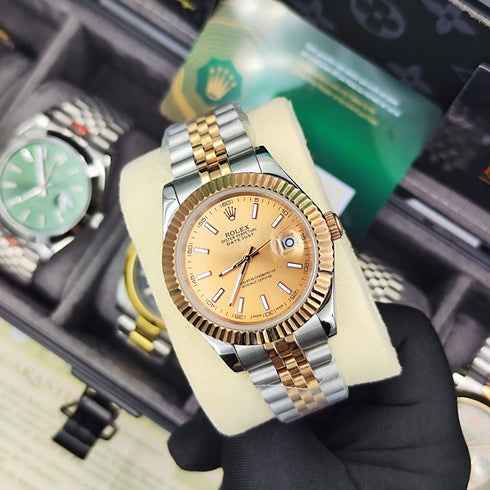 RX-Datejust Rose Gold & Steel Watch 41mm