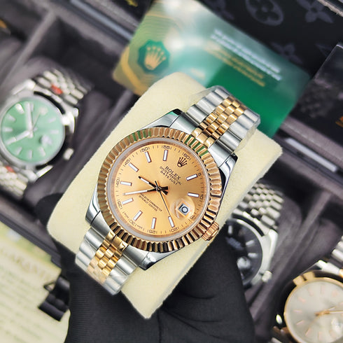 RX-Datejust Rose Gold & Steel Watch 41mm