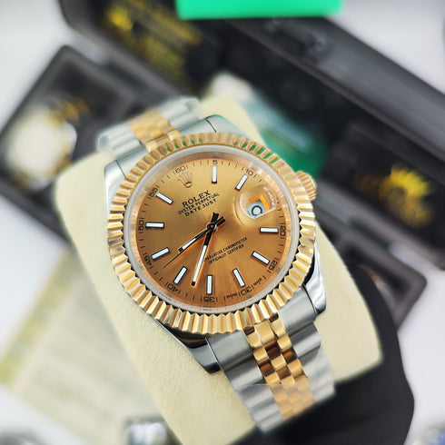 RX-Datejust Rose Gold & Steel Watch 41mm