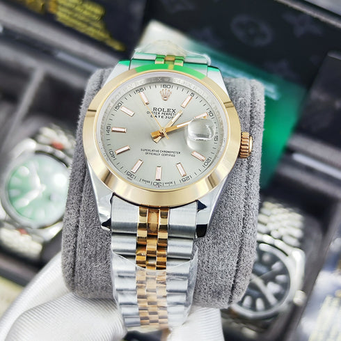 RX-Datejust Rose Gold & Steel Watch 41mm