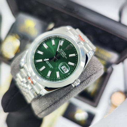 RX-Datejust 41 'Mint Green' m126334-0028 Steel & White Gold