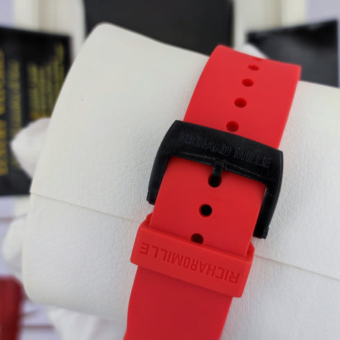 RM-Richard mill RM011 Noir-rouge Hommes