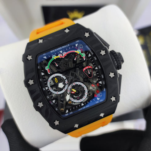 RM-Richard mill RM011 Noir- orange Hommes