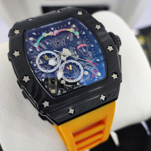 RM-Richard mill RM011 Noir- orange Hommes