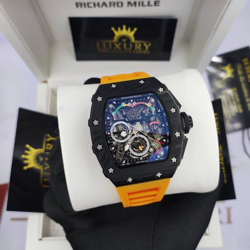 RM-Richard mill RM011 Noir- orange Hommes