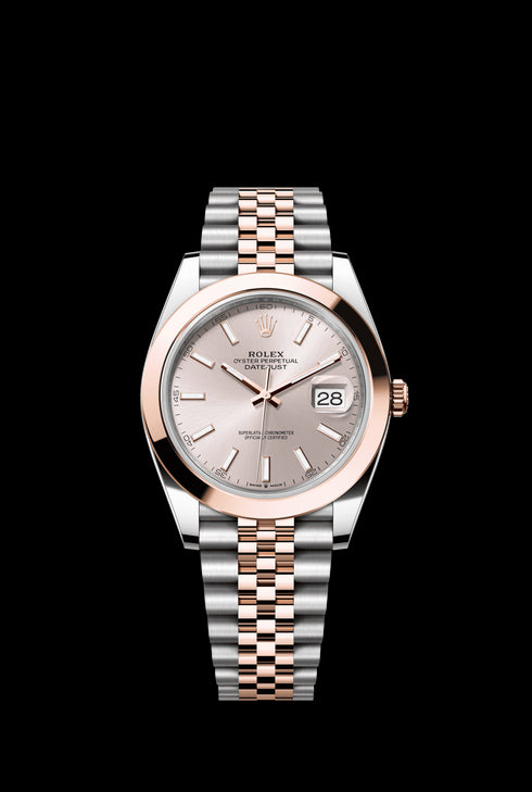 RX-Datejust Rose Gold & Steel Watch 41mm