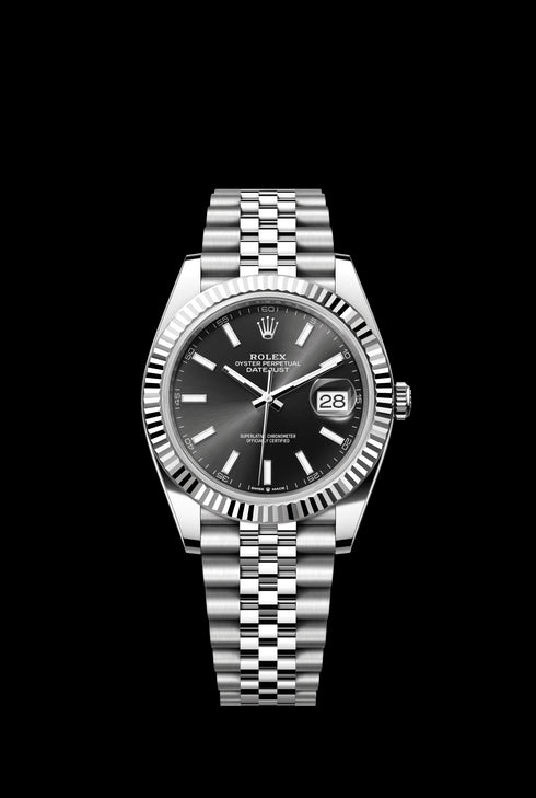 RX-Datejust Black Dial Men's 41mm'